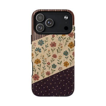 Fall Floral Stripe Magnetic Case - iPhone 18 Pro Max