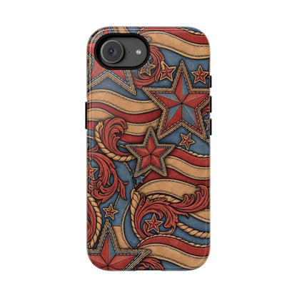 Faux Tooled Americana Tough Case - iPhone 17e