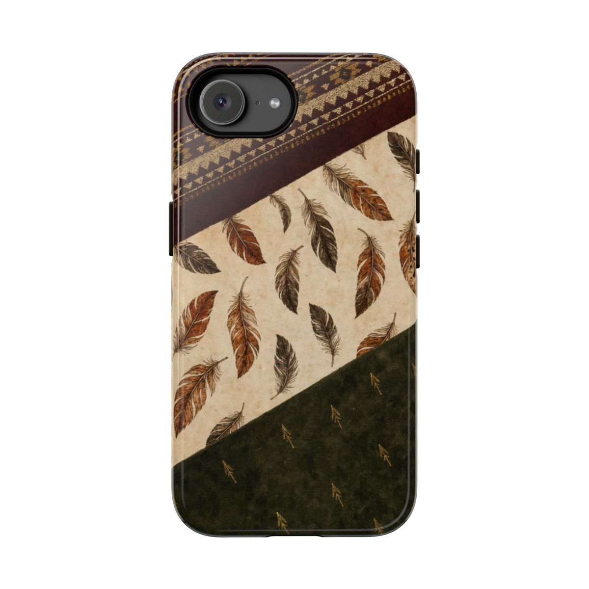 Feather Aztec Swaths Tough Case - iPhone 17e