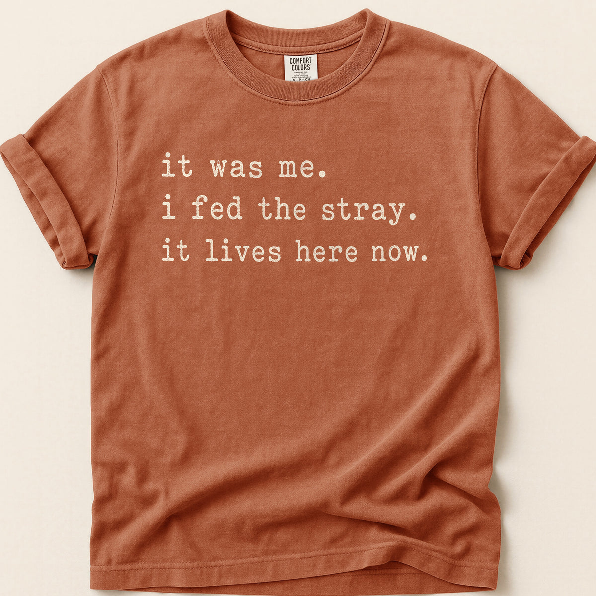 Fed The Stray T-shirt on Yam