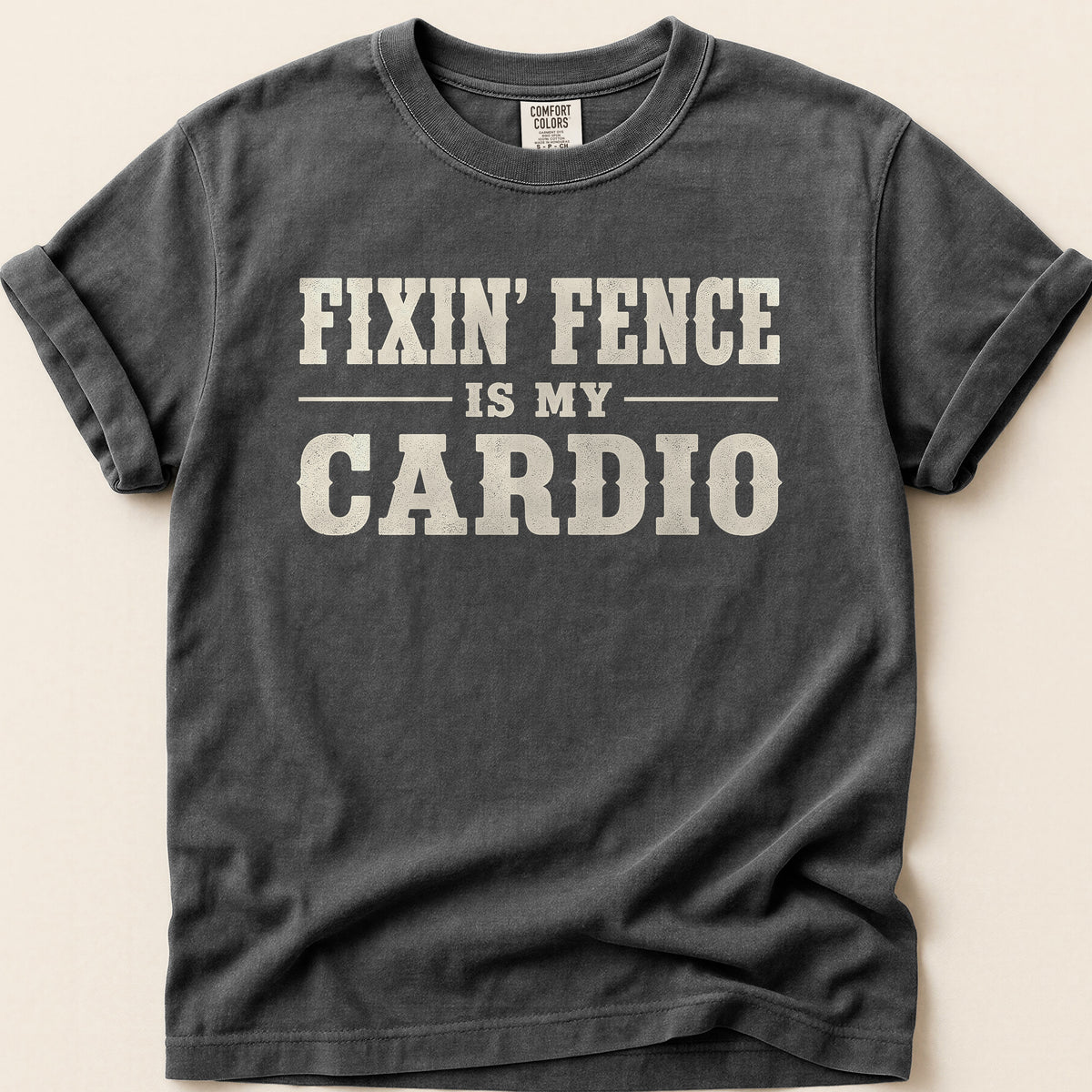 Fixin Fence Cardio T-shirt on Pepper
