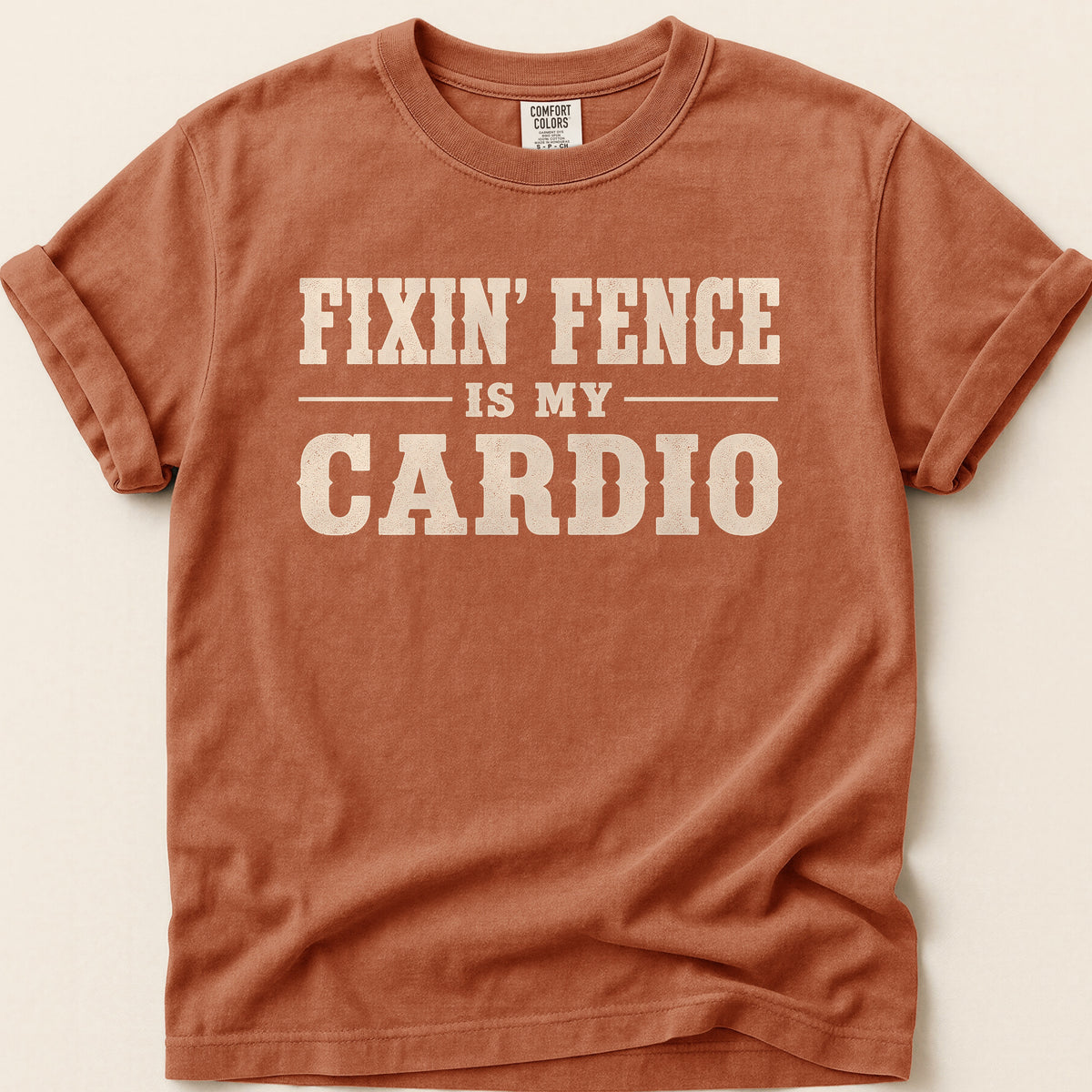 Fixin Fence Cardio T-shirt on Yam
