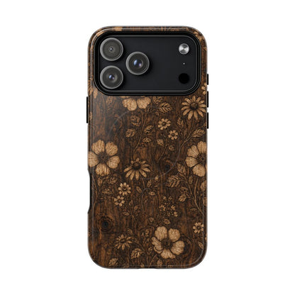 Floral Bark Magnetic Case - iPhone 18 Pro Max