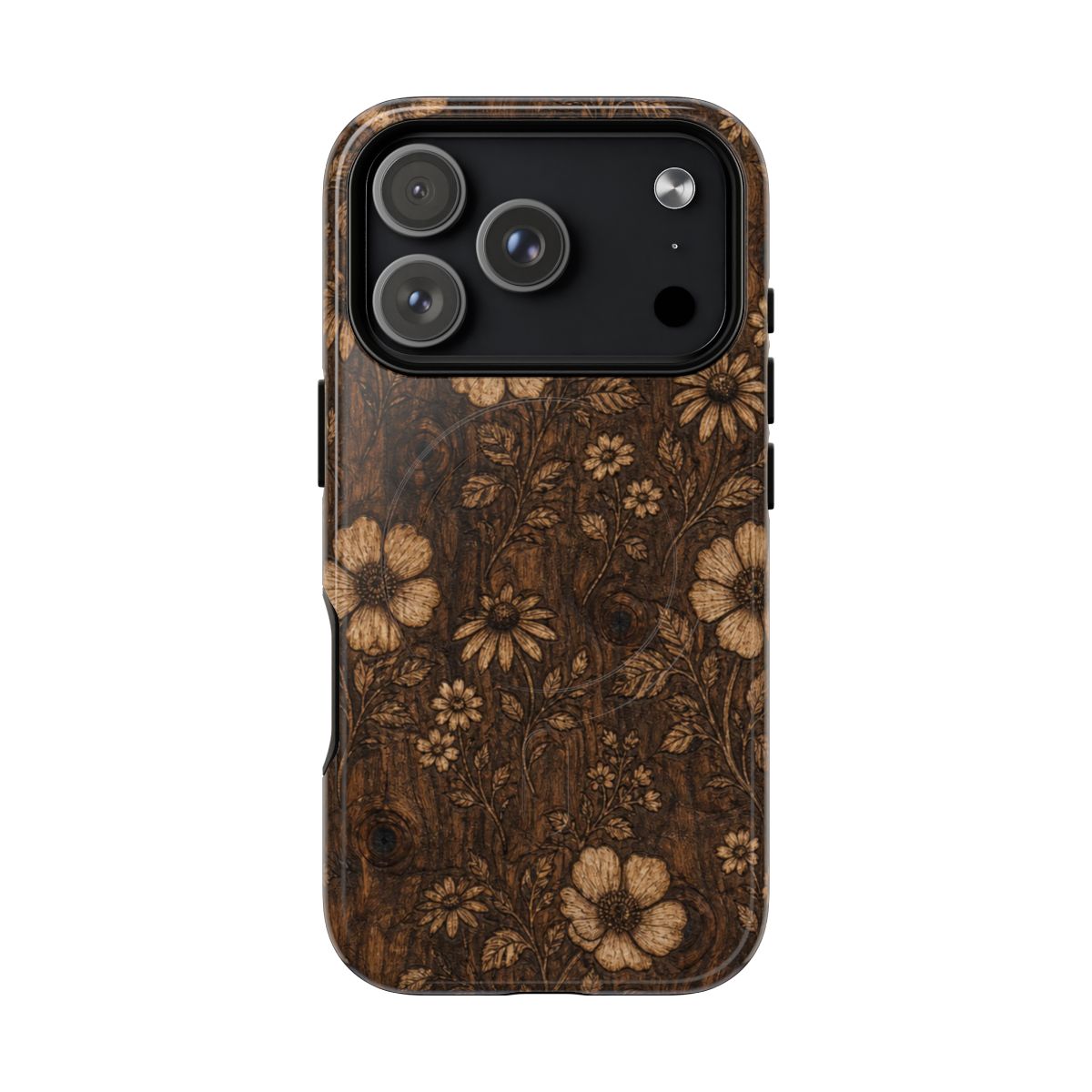 Floral Bark Magnetic Case - iPhone 18 Pro