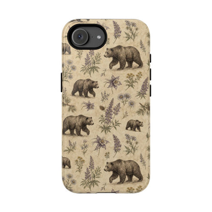 Floral Bear Tough Case - iPhone 17e