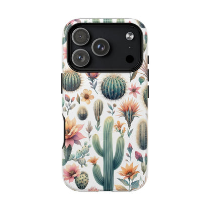 Floral Cactus Magnetic Case