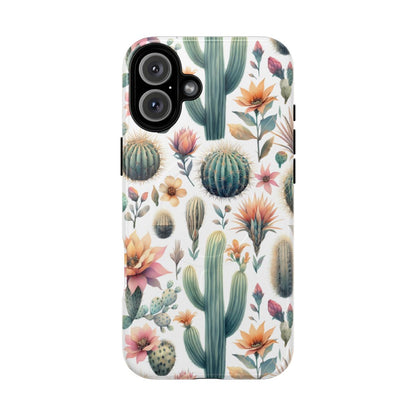 Floral Cactus Magnetic Case