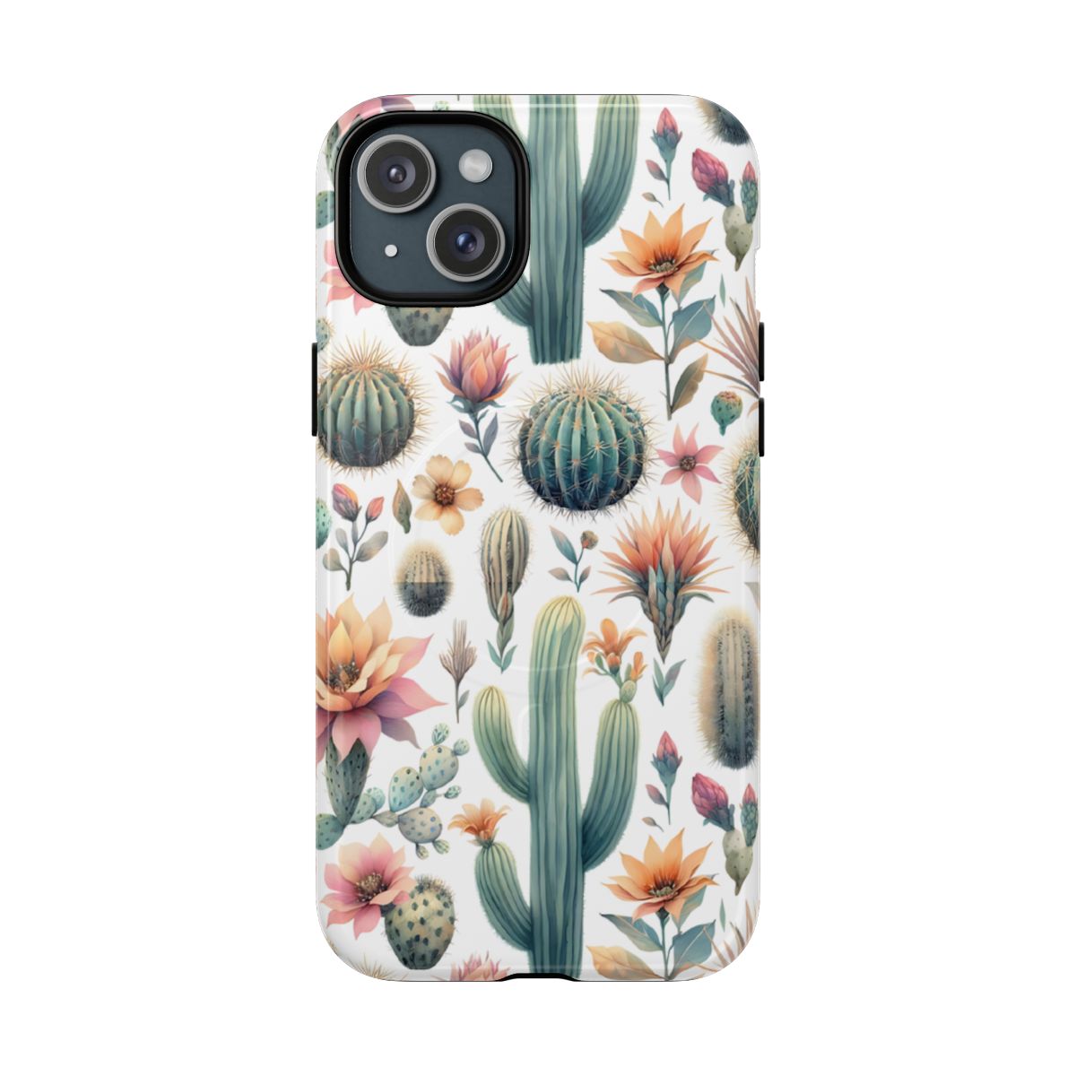 Floral Cactus Magnetic Case