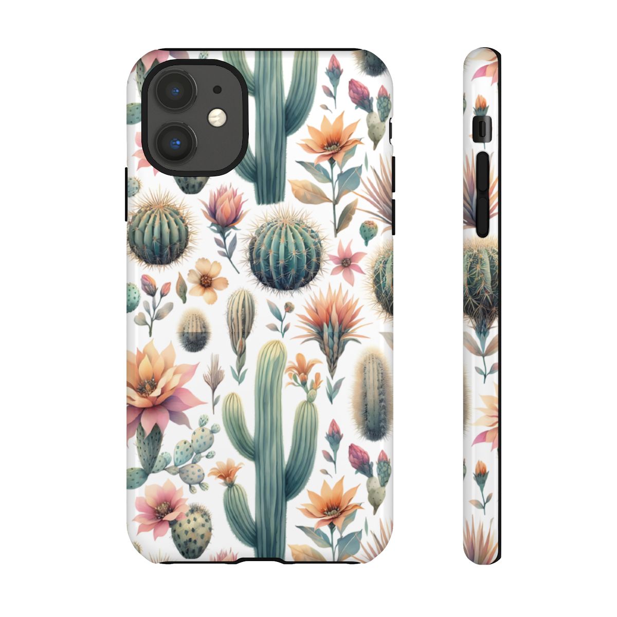 Floral Cactus Tough Case