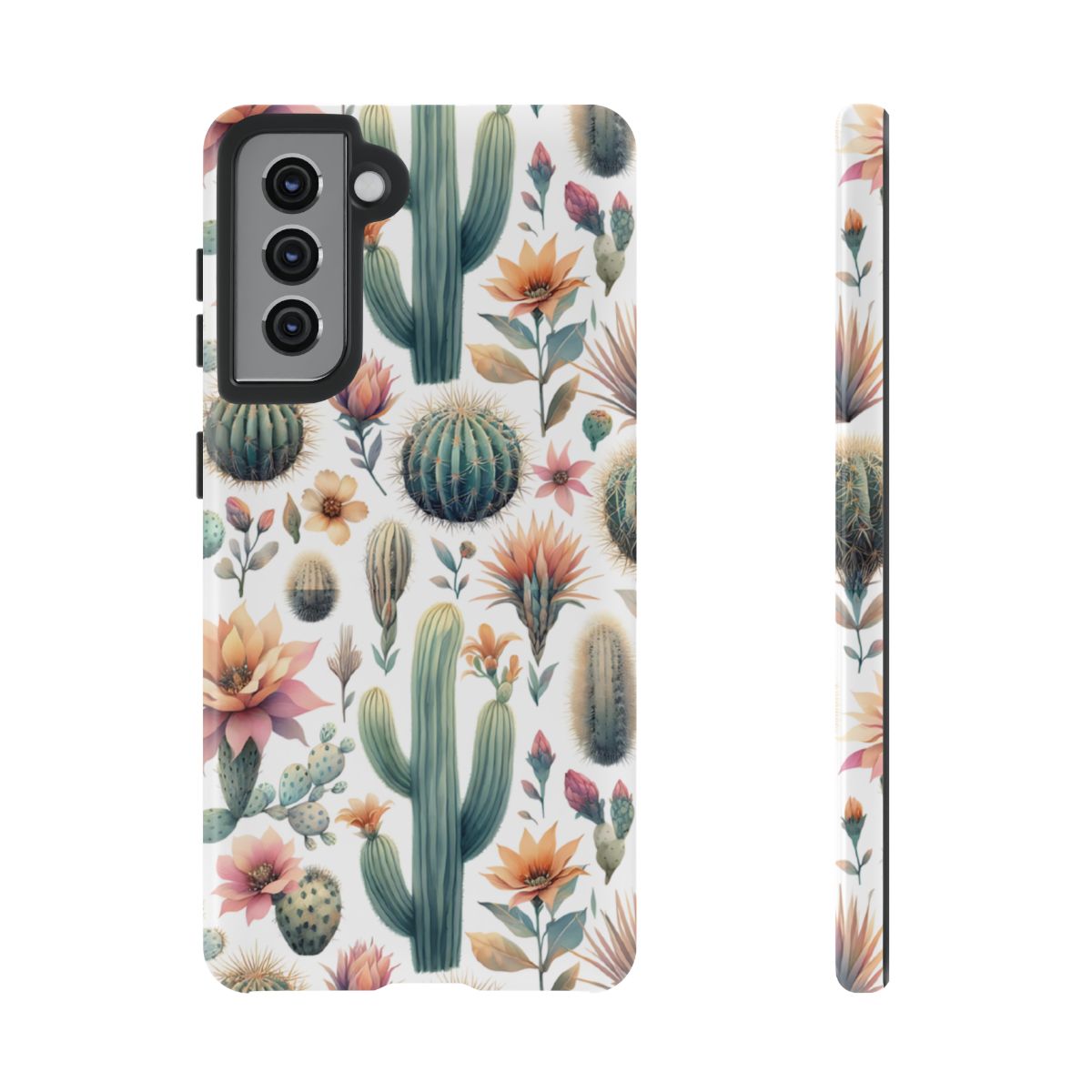 Floral Cactus Tough Case