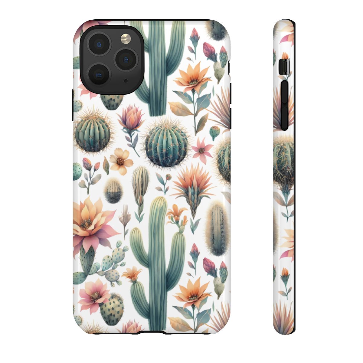 Floral Cactus Tough Case