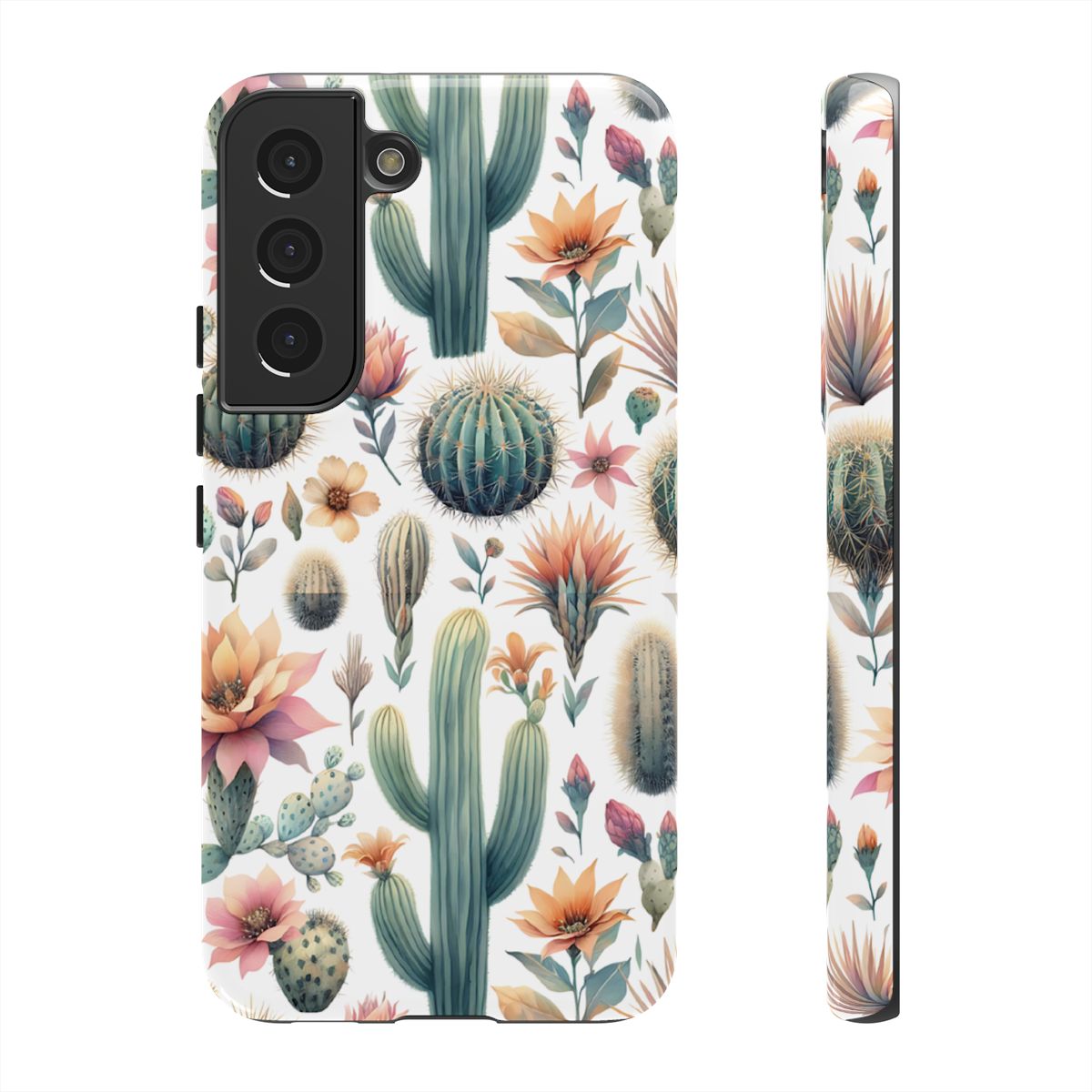 Floral Cactus Tough Case