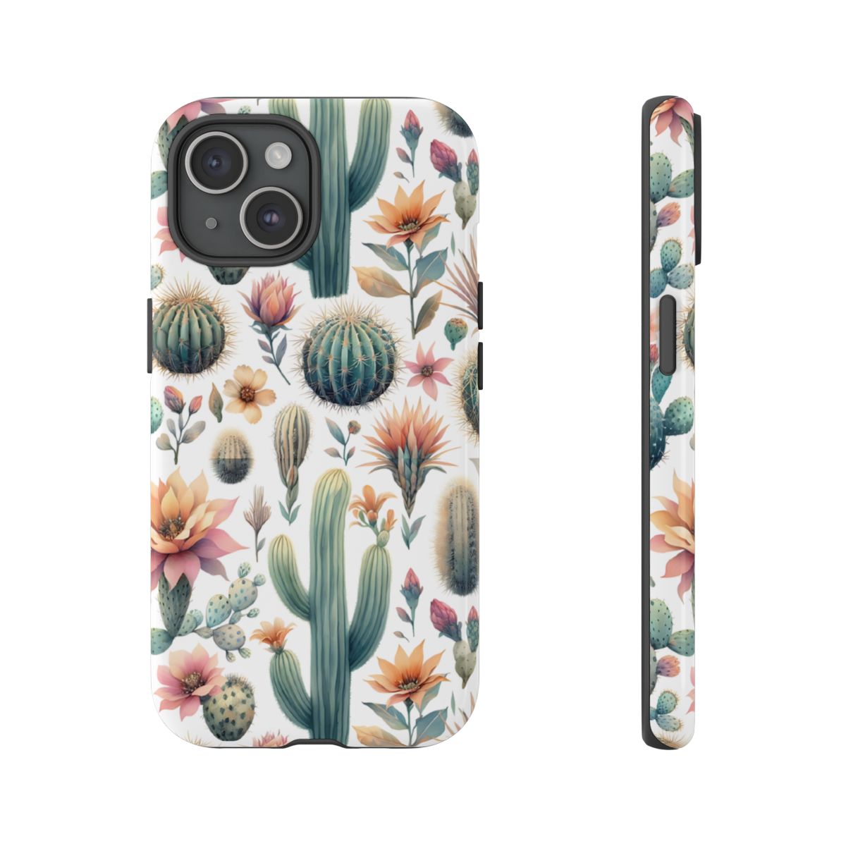 Floral Cactus Tough Case