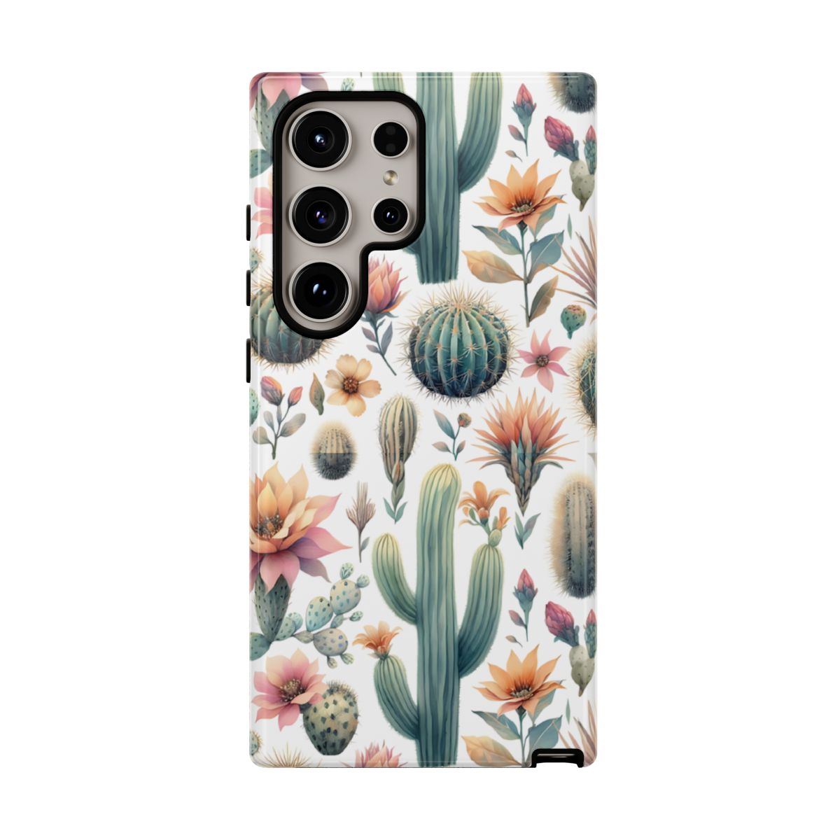 Floral Cactus Tough Case