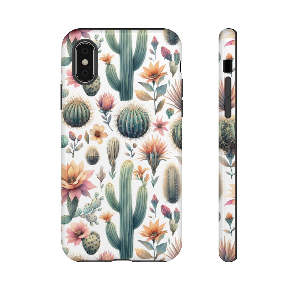 Floral Cactus Tough Case