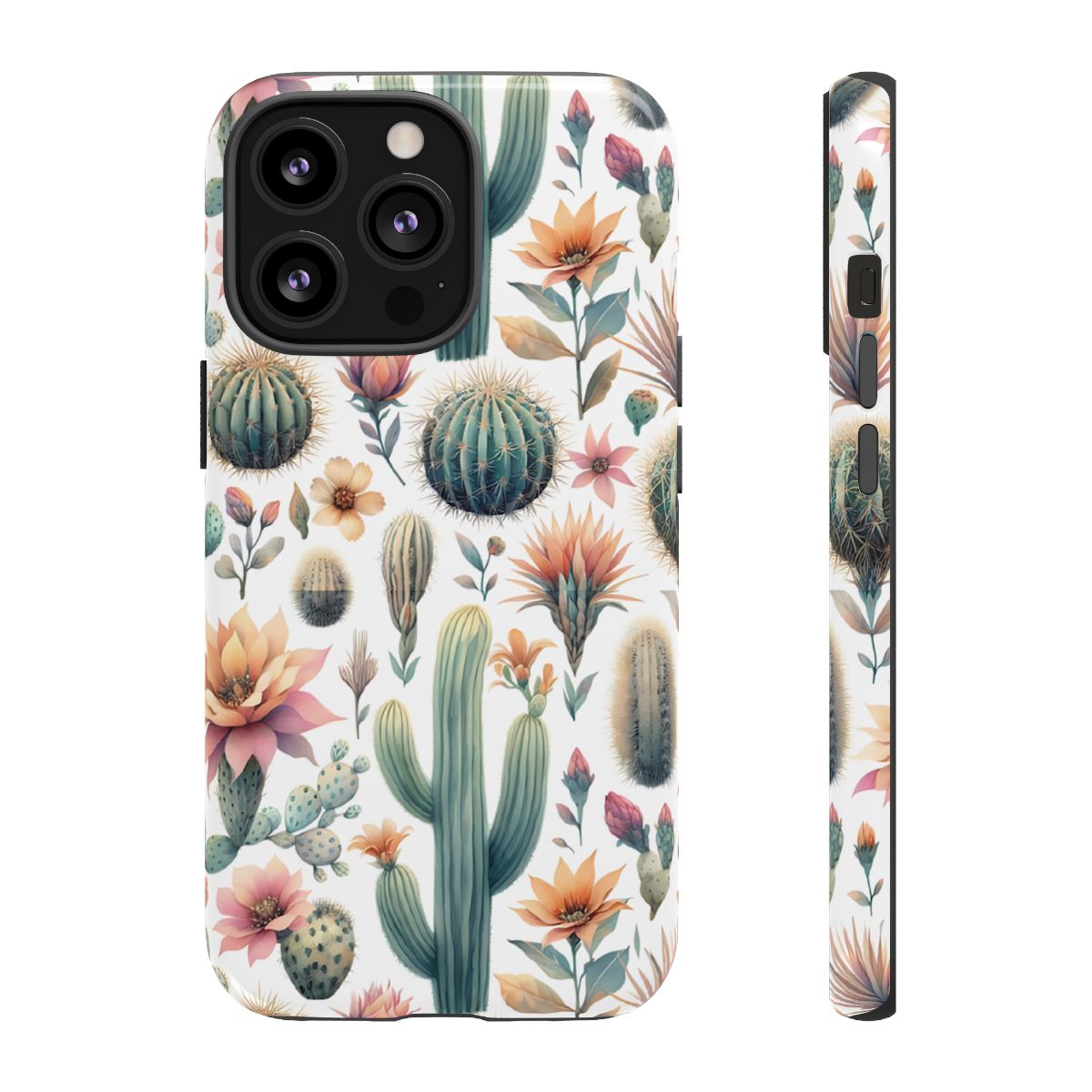 Floral Cactus Tough Case