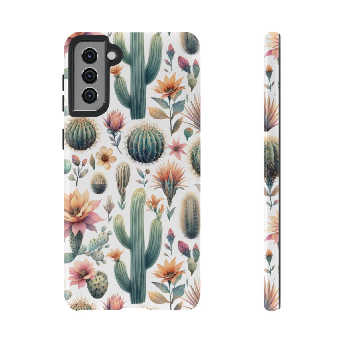 Floral Cactus Tough Case
