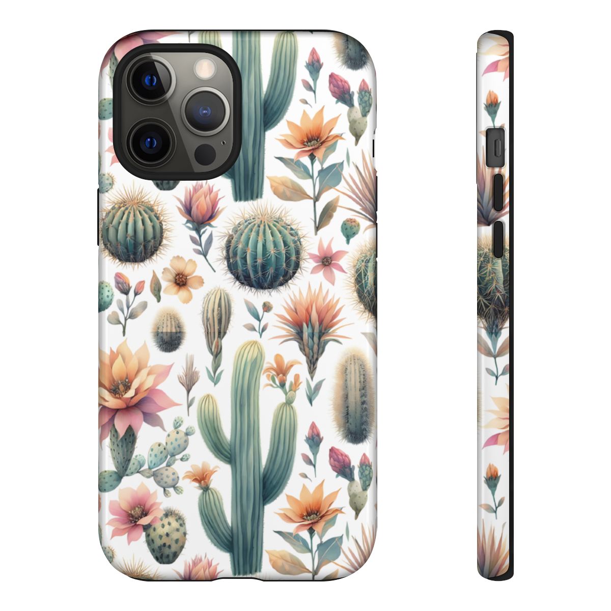 Floral Cactus Tough Case