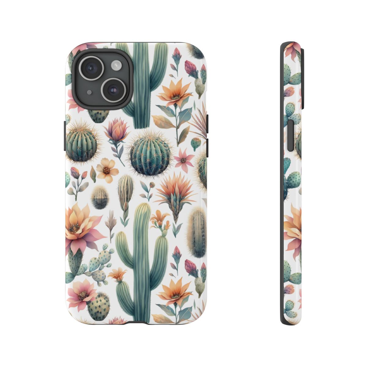 Floral Cactus Tough Case