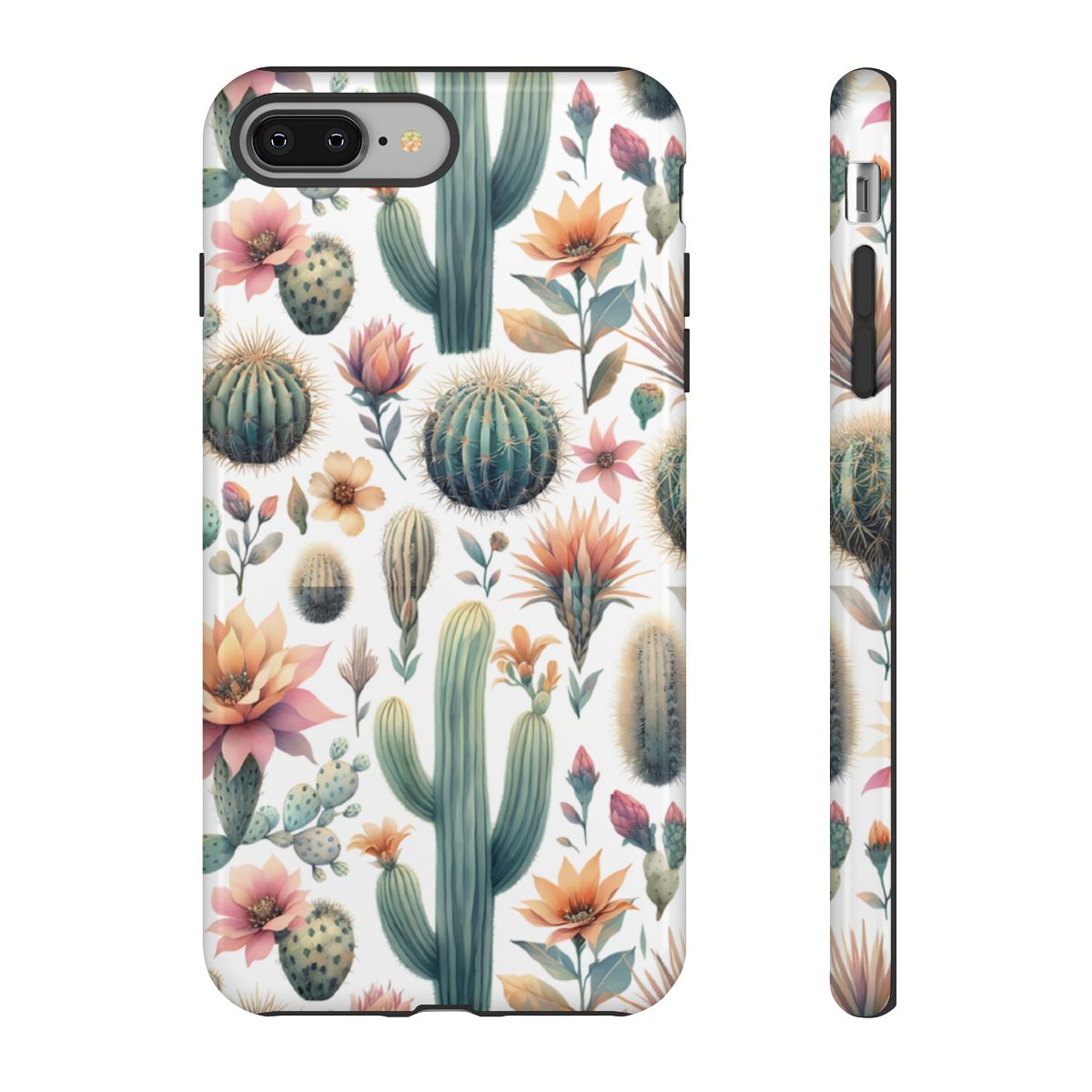 Floral Cactus Tough Case