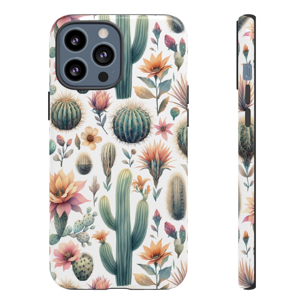 Floral Cactus Tough Case