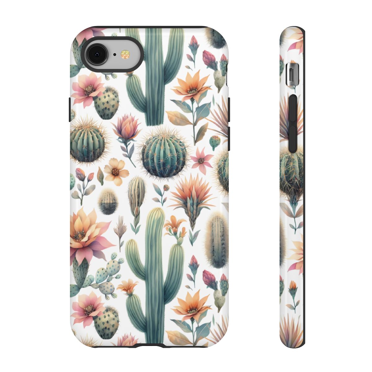 Floral Cactus Tough Case
