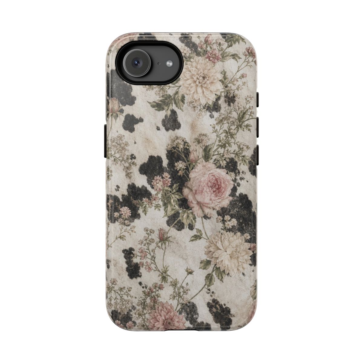 Floral Cowhide Tough Case - iPhone 17e