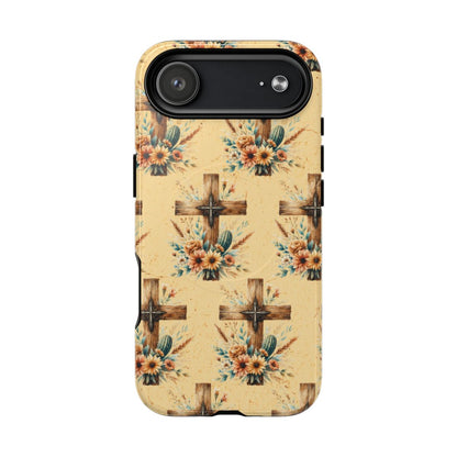 Floral Crosses Magnetic Case