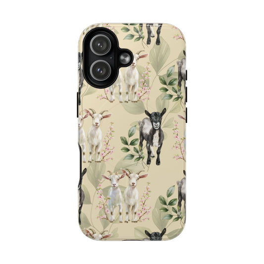 Floral Goats Magnetic Case