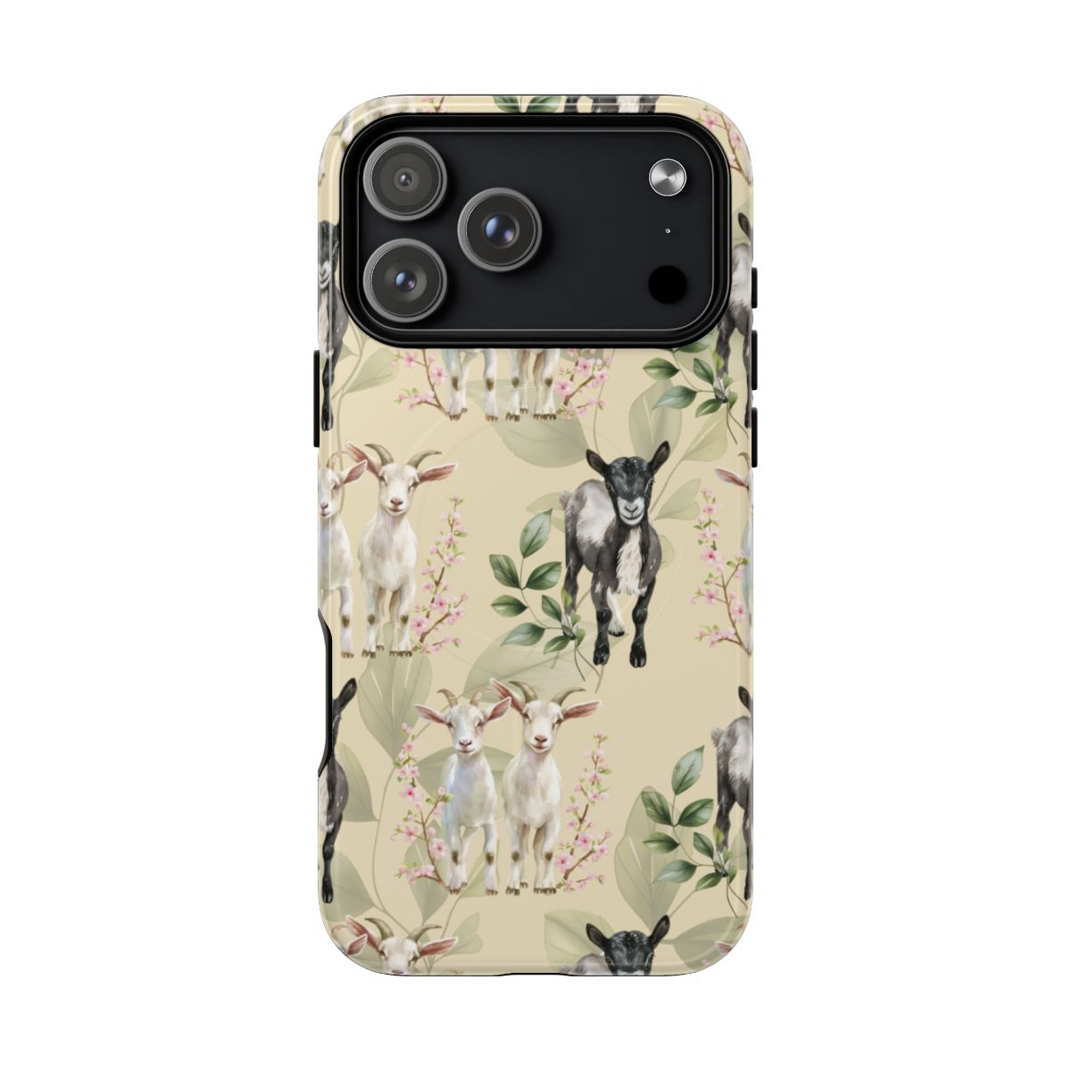 Floral Goats Magnetic Case