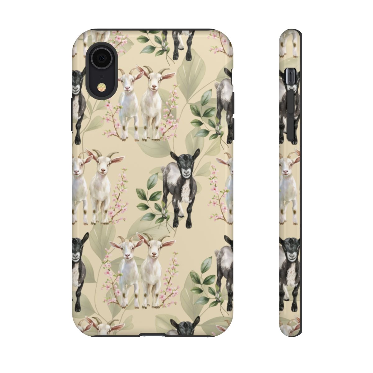Floral Goats Tough Case