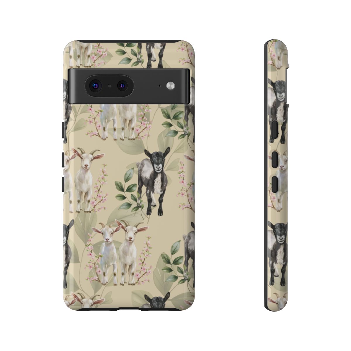Floral Goats Tough Case