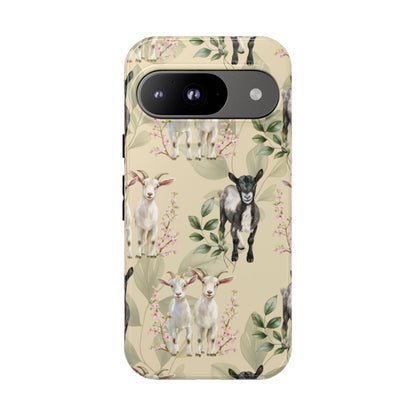 Floral Goats Tough Case