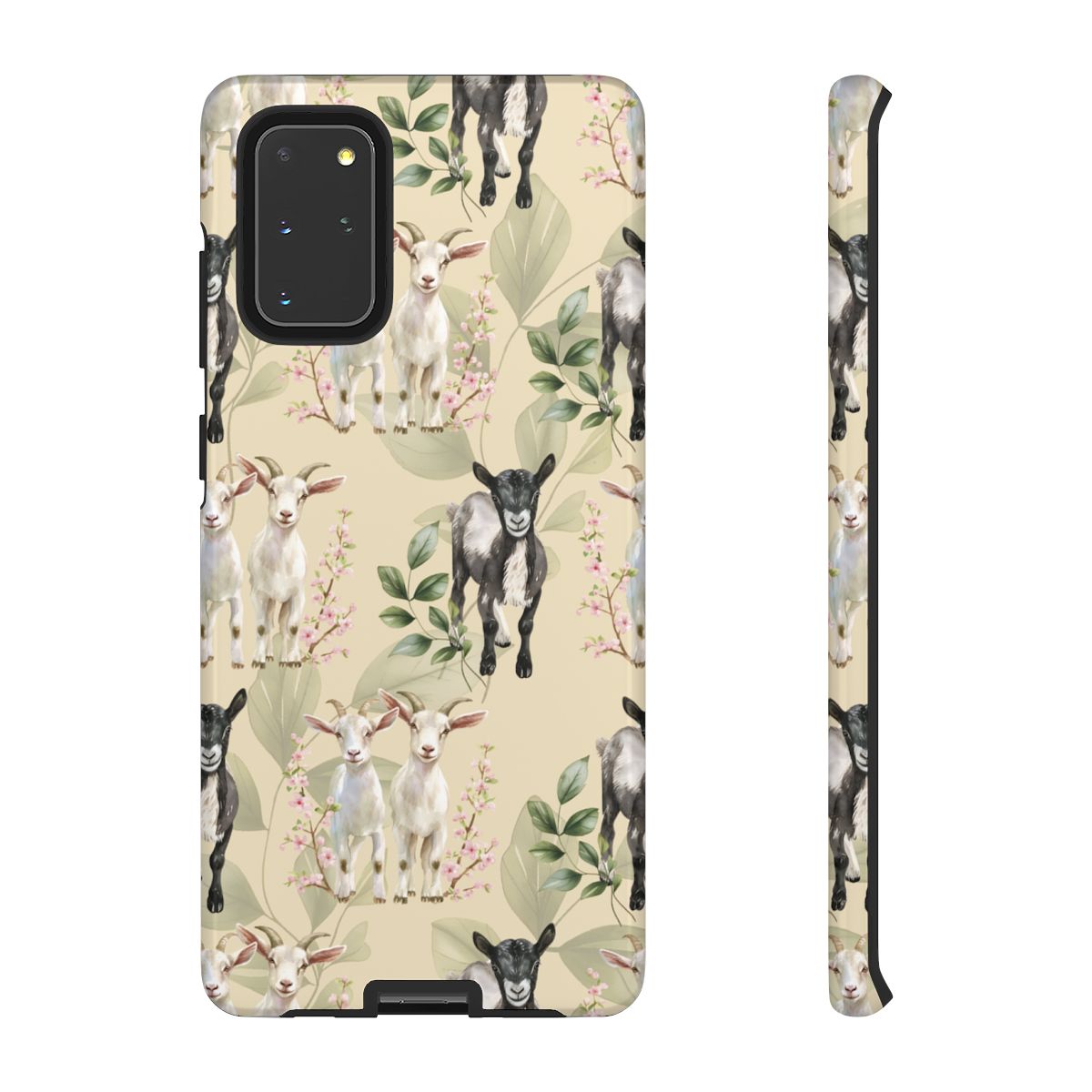 Floral Goats Tough Case