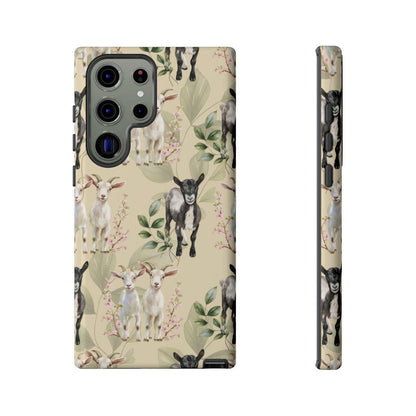 Floral Goats Tough Case