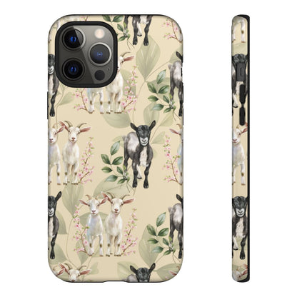 Floral Goats Tough Case