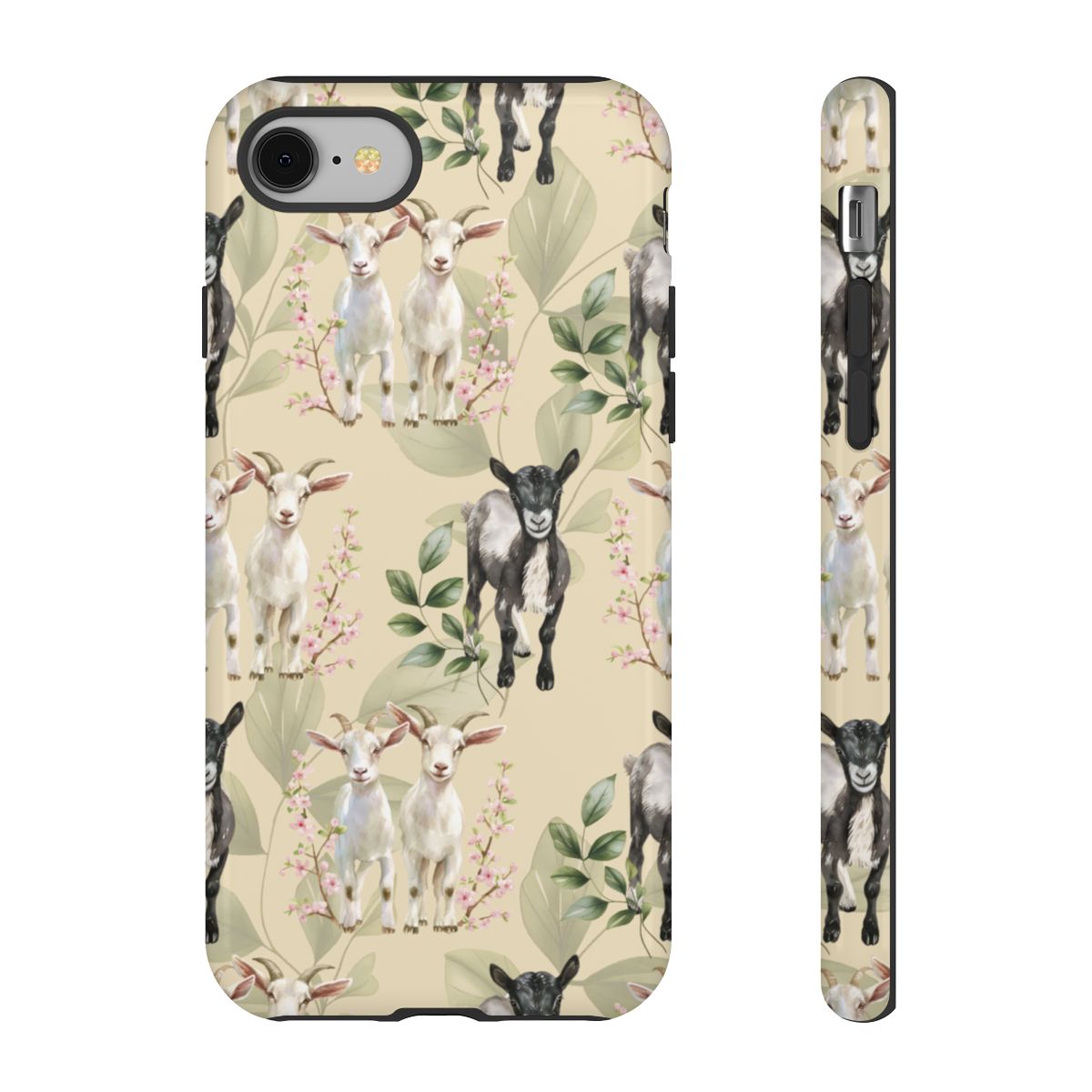 Floral Goats Tough Case
