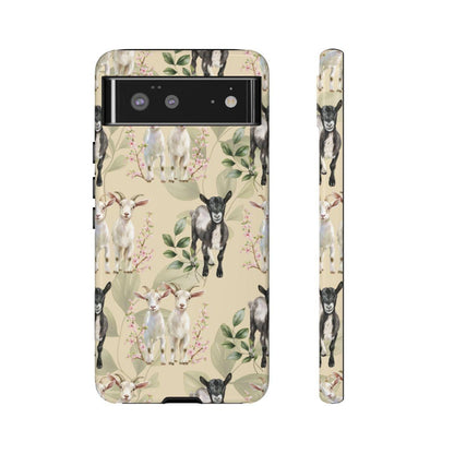 Floral Goats Tough Case