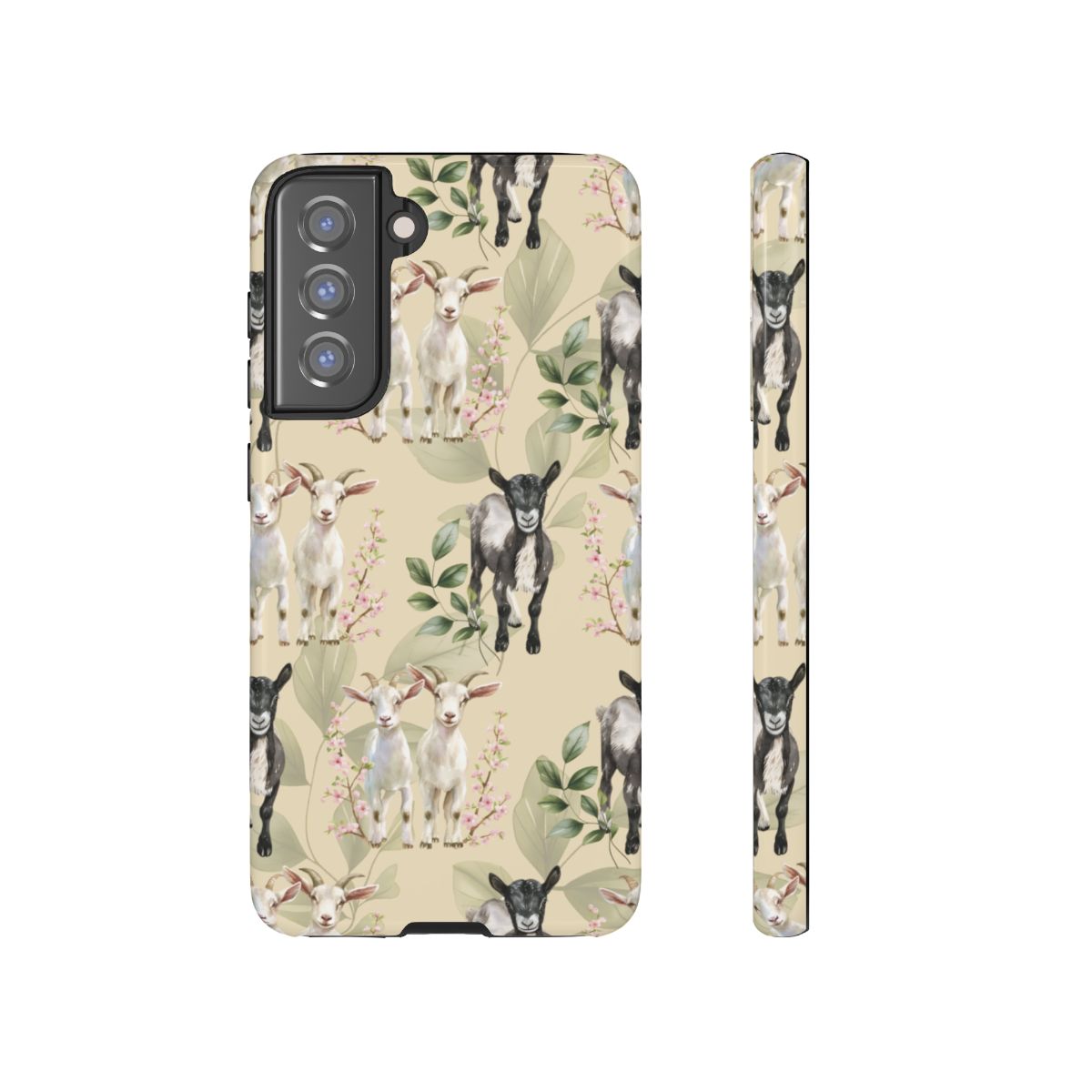 Floral Goats Tough Case