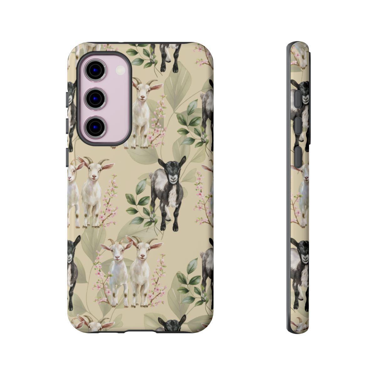 Floral Goats Tough Case