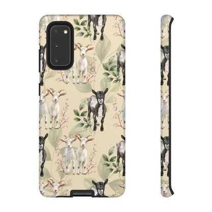 Floral Goats Tough Case