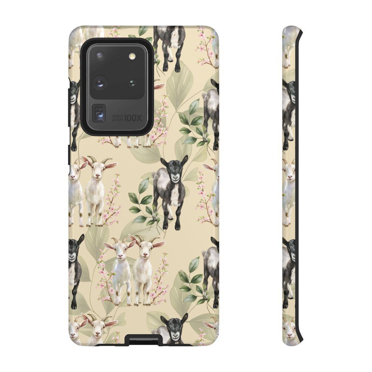 Floral Goats Tough Case