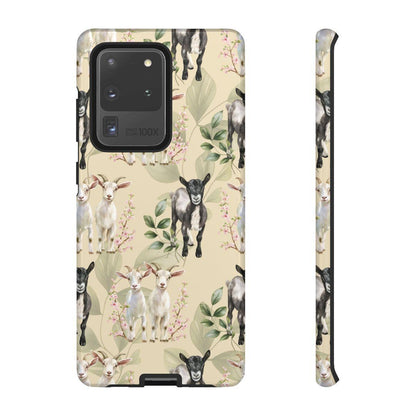 Floral Goats Tough Case