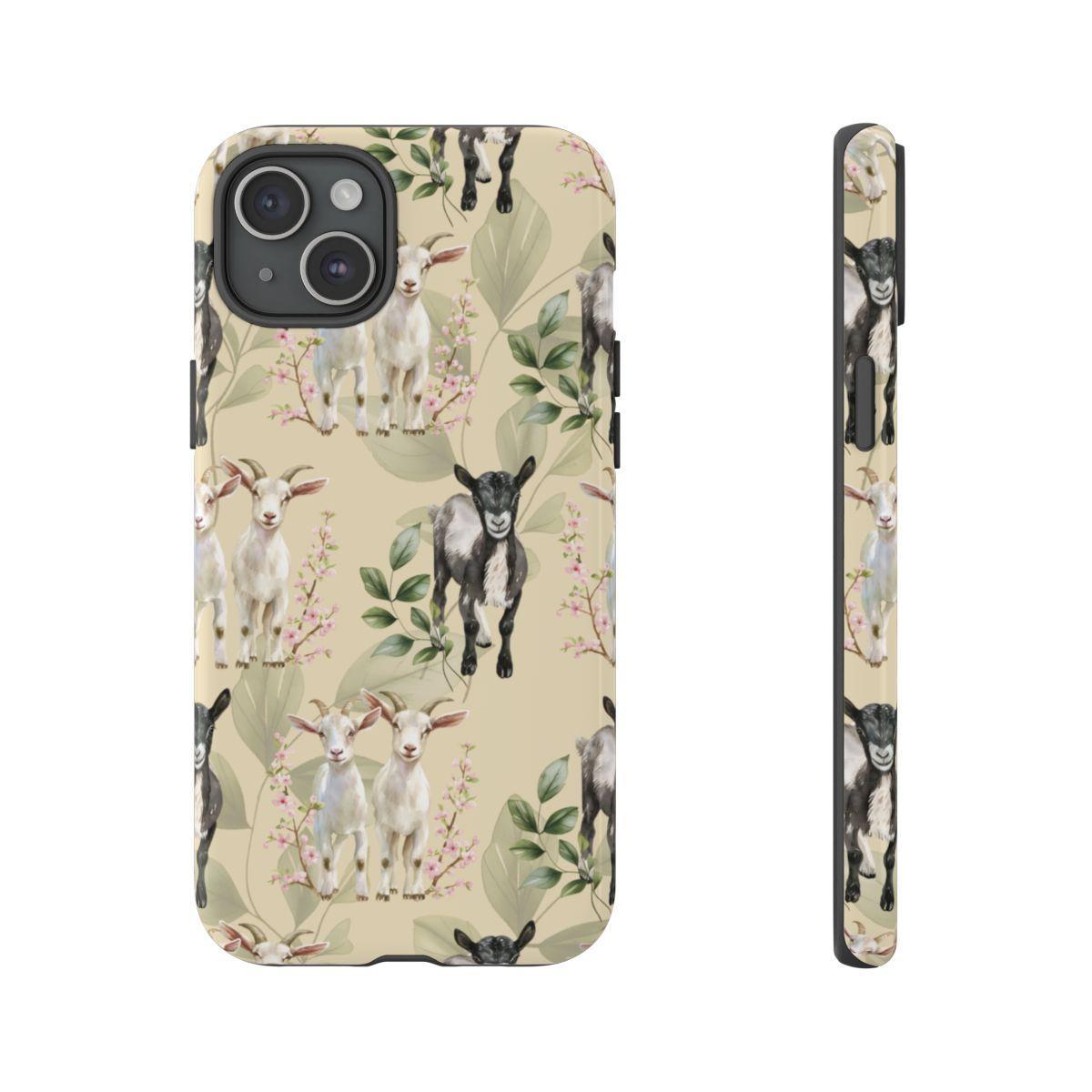 Floral Goats Tough Case
