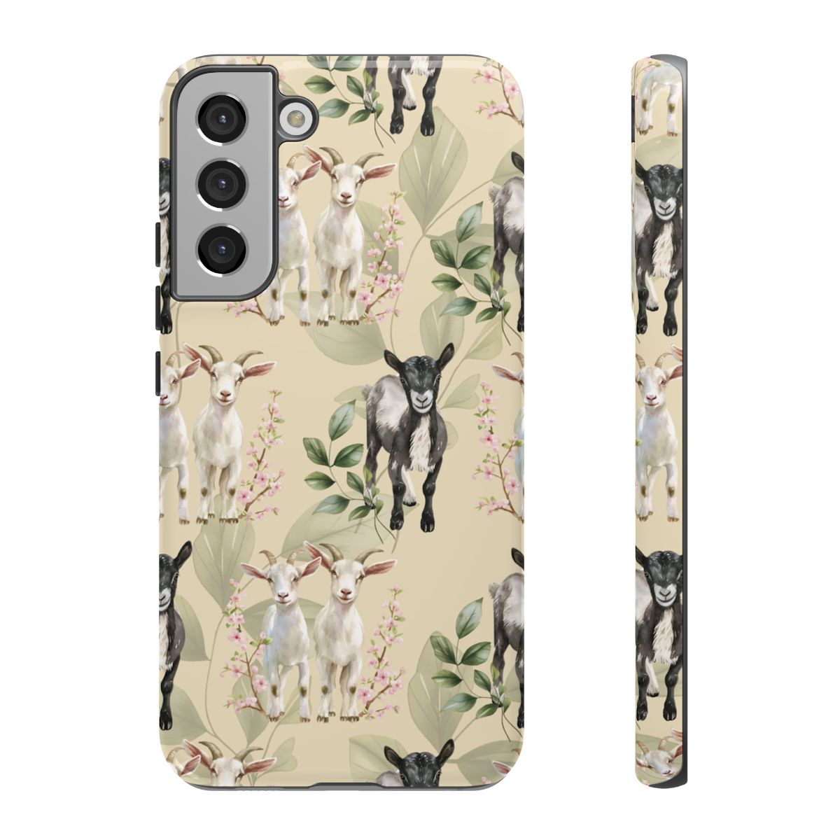 Floral Goats Tough Case