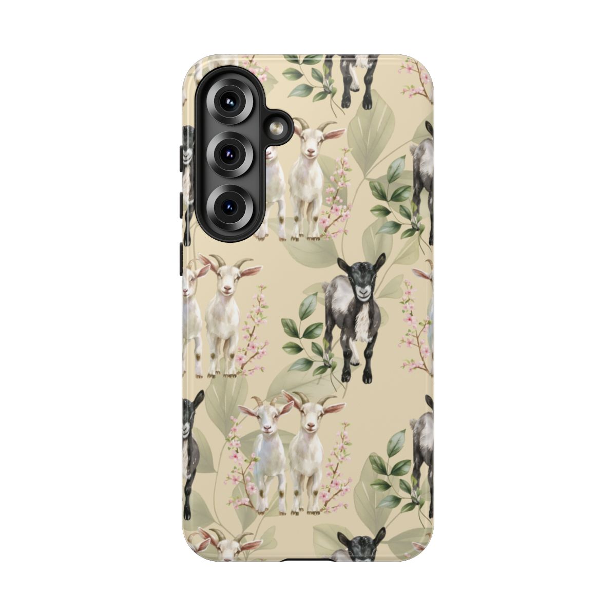 Floral Goats Tough Case