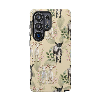 Floral Goats Tough Case