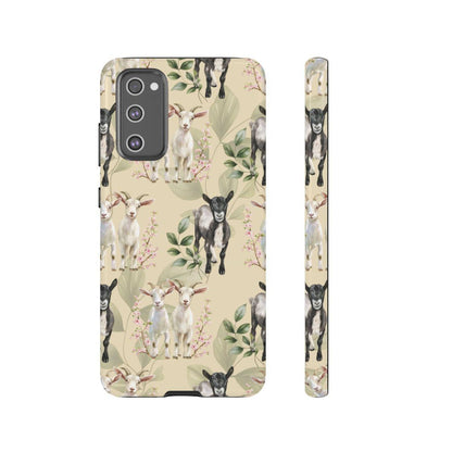 Floral Goats Tough Case