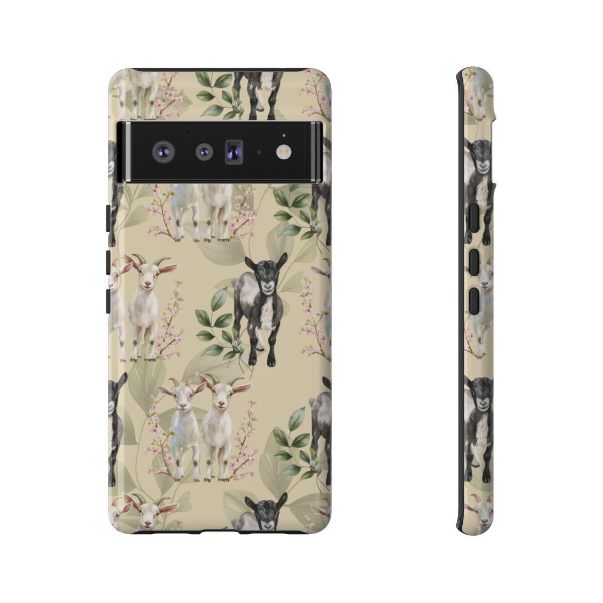 Floral Goats Tough Case