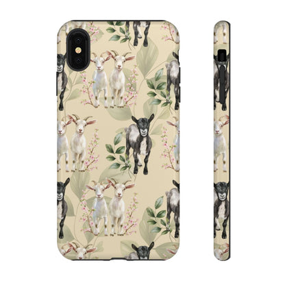 Floral Goats Tough Case